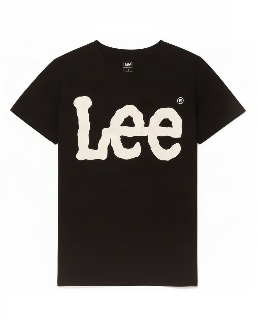 Maglietta grafica da uomo Lee Top piccola in cotone nero