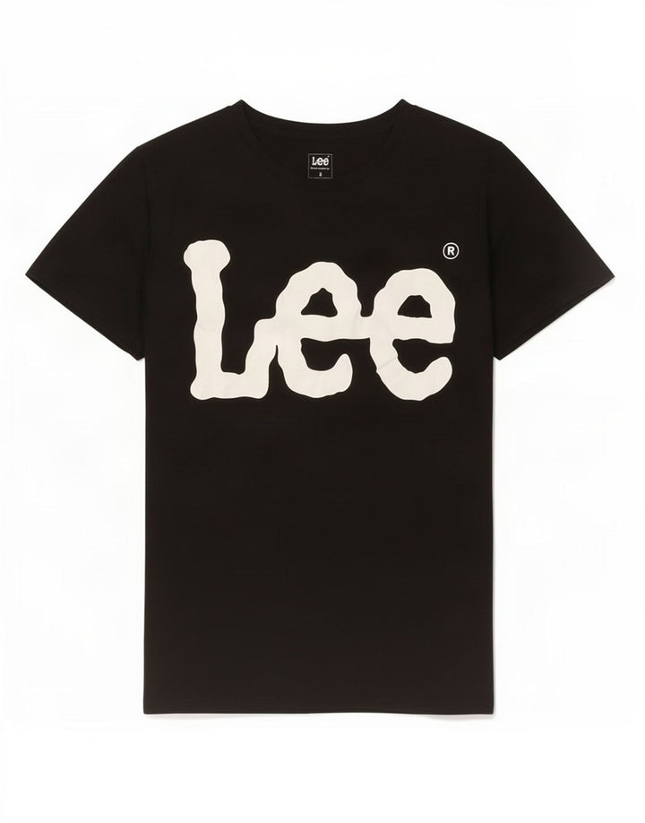 Maglietta grafica da uomo Lee Top piccola in cotone nero
