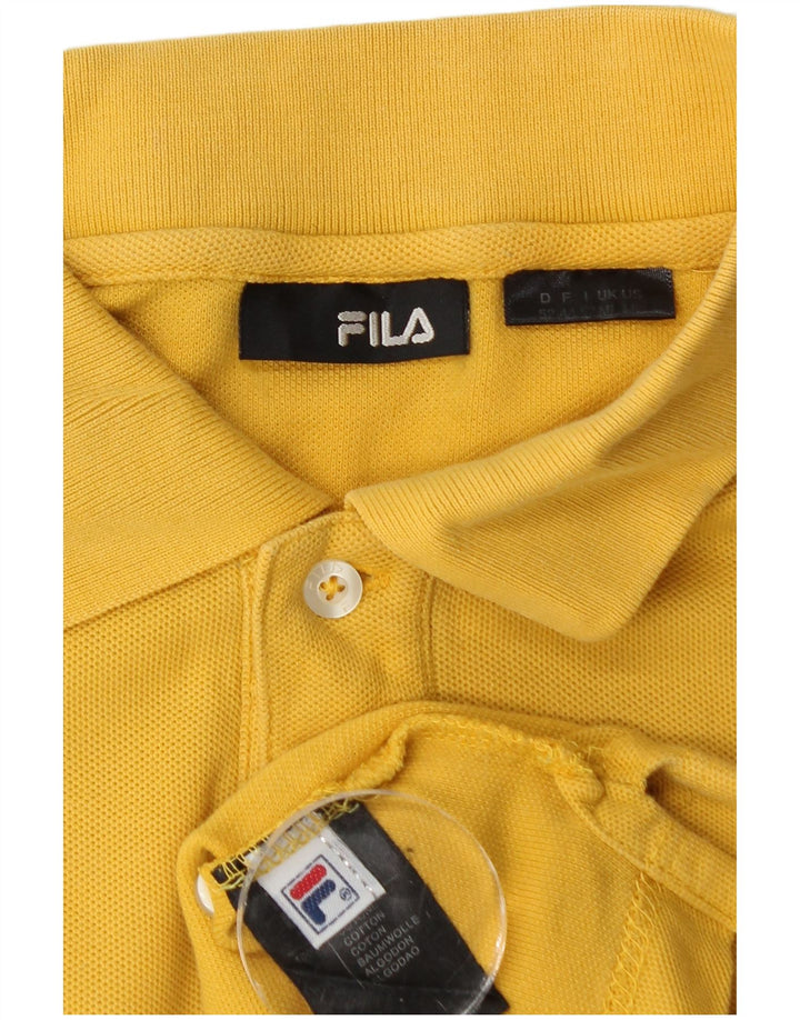 Polo Uomo FILA Cotone Giallo Medio