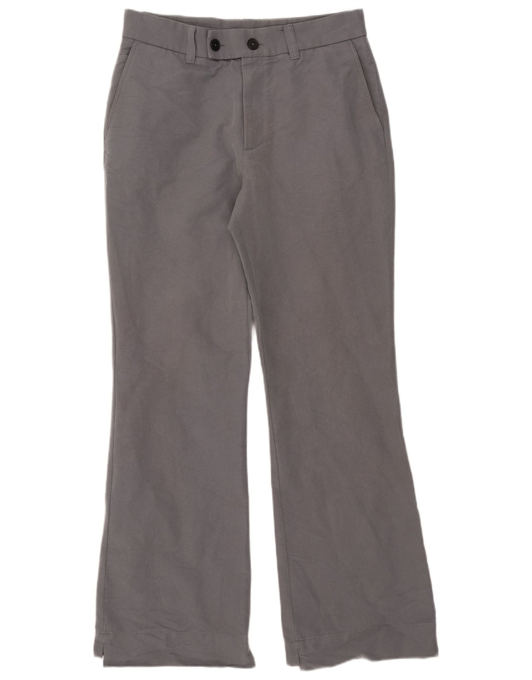 Pantaloni da completo da uomo Zara Bootcut EU 42 Large W32 L33 Cotone grigio