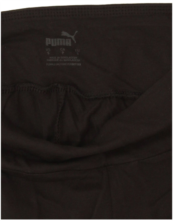 Leggings grafici da donna Puma UK 10 piccoli cotone nero