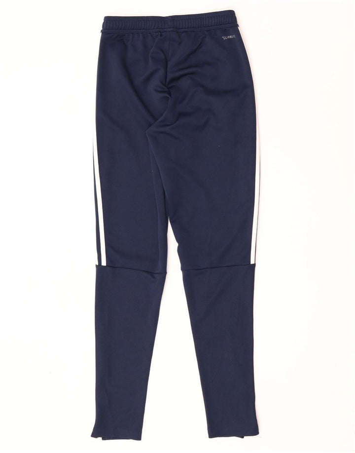 Pantaloni da tuta Adidas Climalite da uomo XS in poliestere blu navy