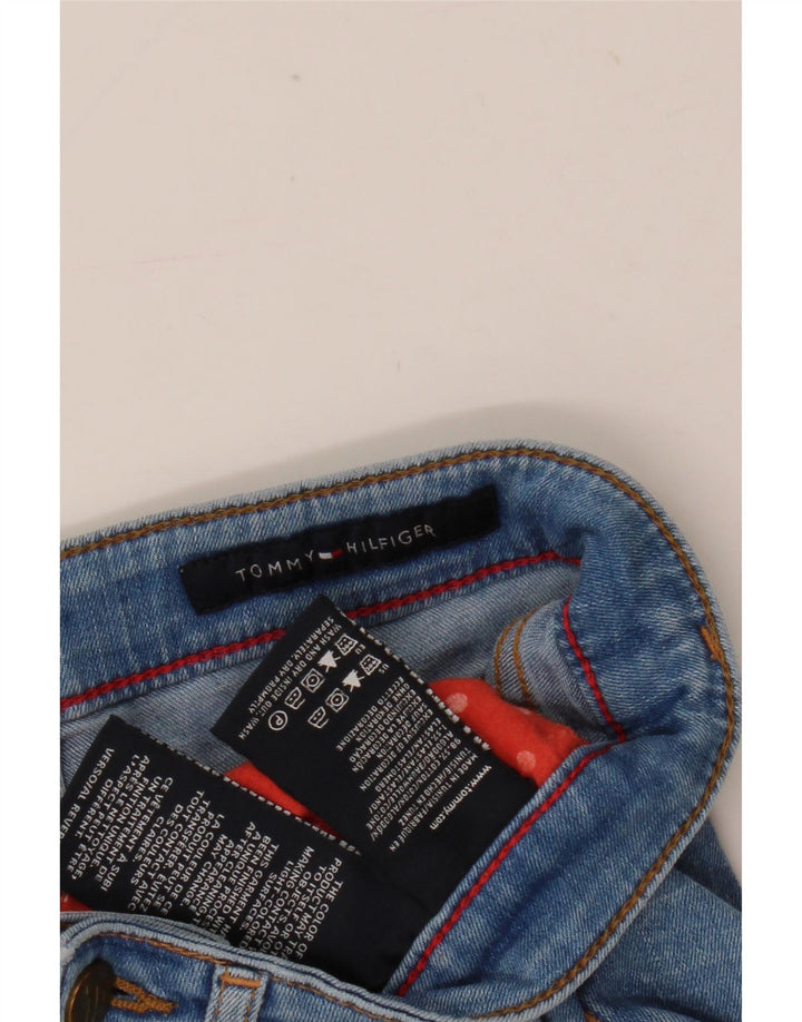 Pantaloncini di jeans da donna Tommy Hilfiger W28 cotone blu medio