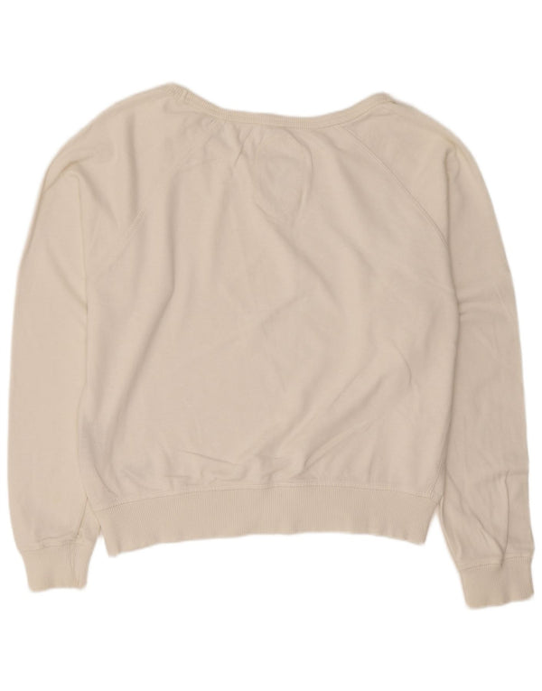 Felpa da donna Superdry Jumper UK 16 Large White Cotton