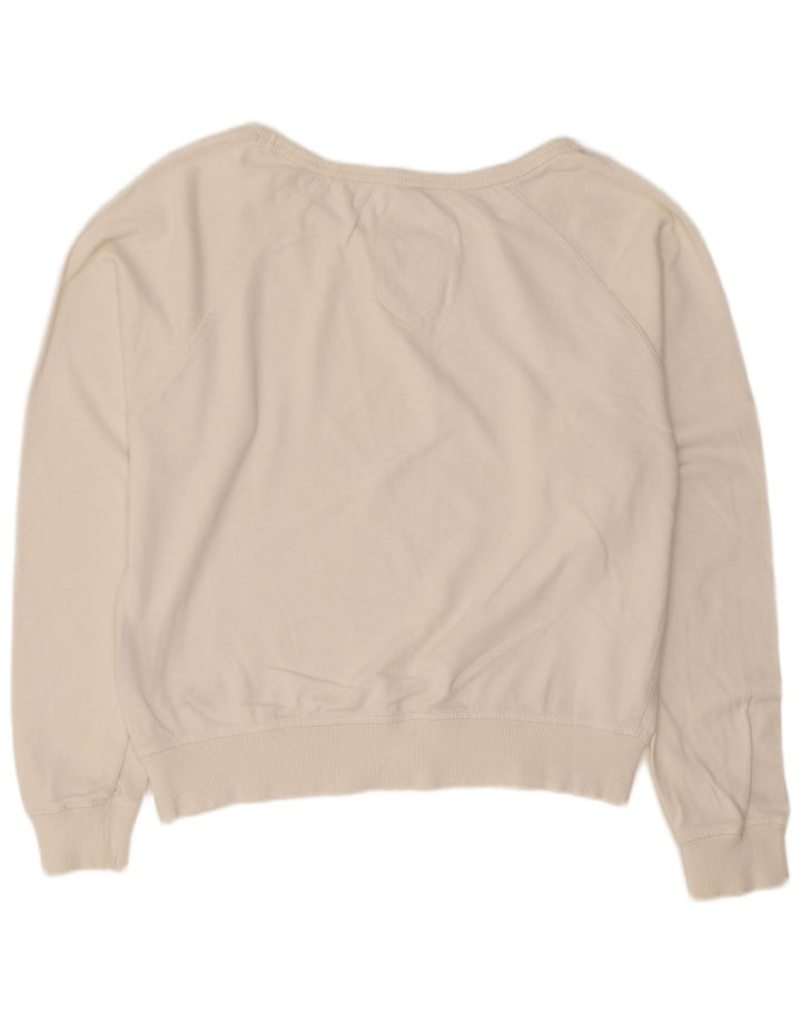 Felpa da donna Superdry Jumper UK 16 Large White Cotton