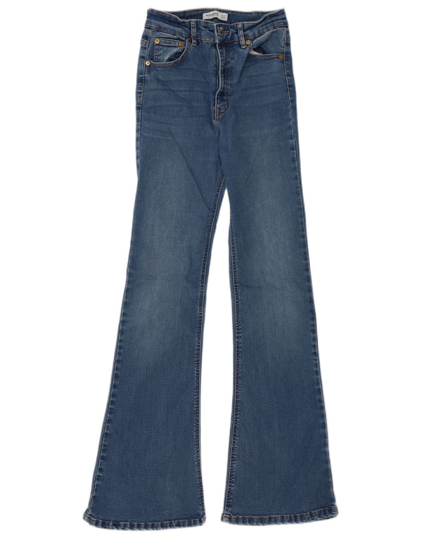 Jeans svasati da donna Pull & Bear EU 36 Small W26 L32 Blu
