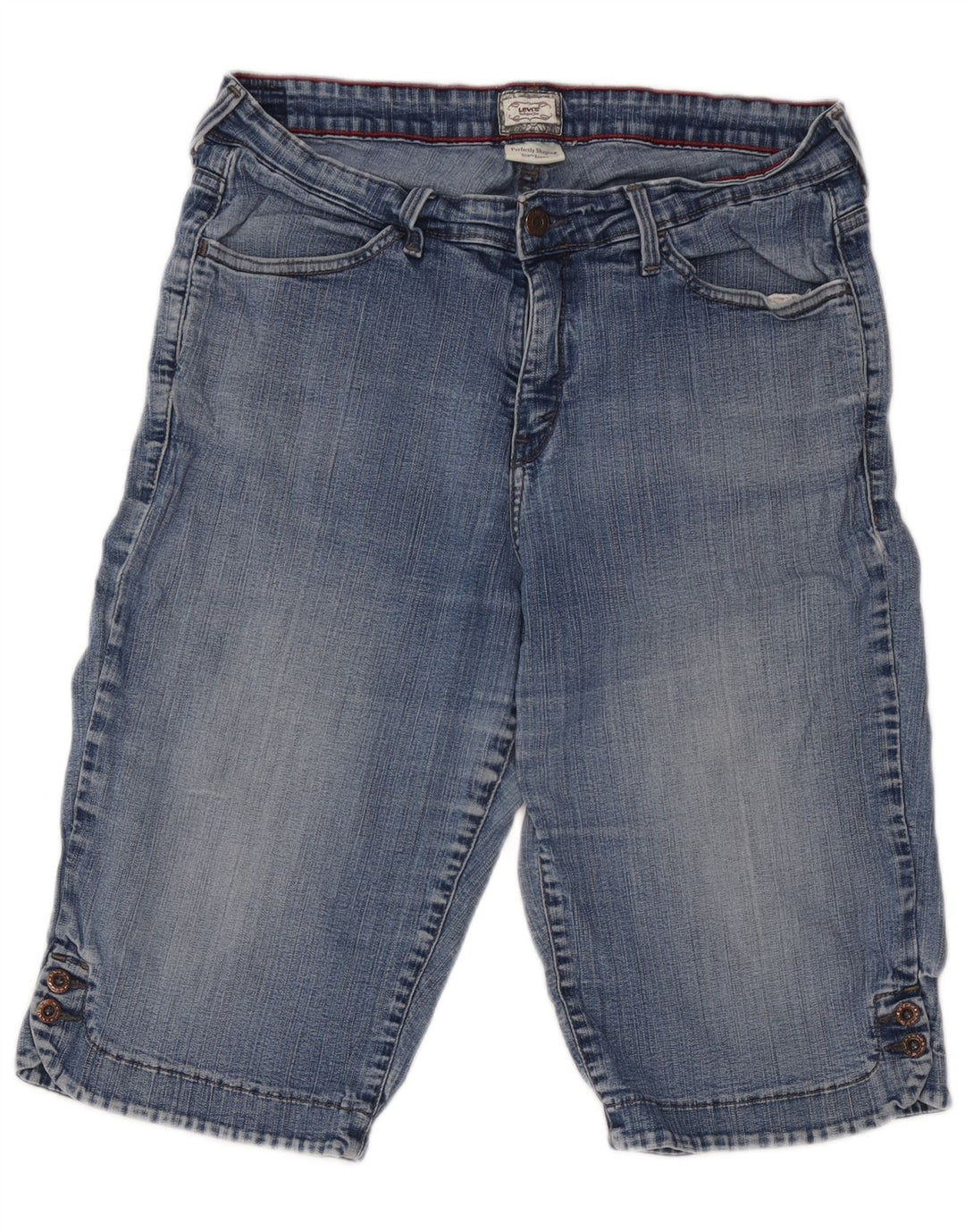 Bermuda slim in denim 512 Levi's da donna W34 grande blu