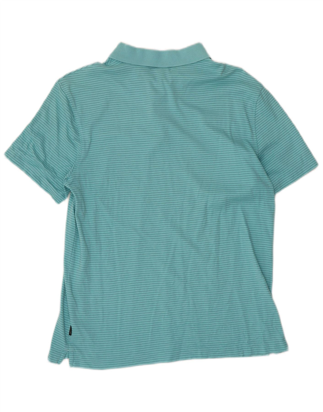 CALVIN KLEIN Polo Uomo Cotone Rigato Blu Medio
