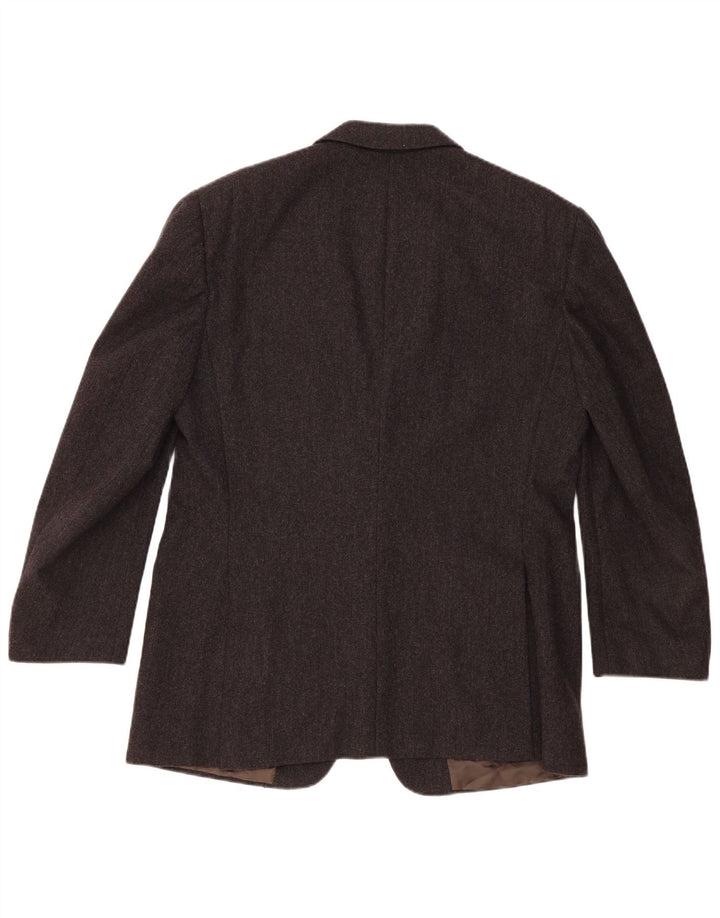 Giacca blazer da uomo a 2 bottoni Burberrys IT 54 XL lana grigia