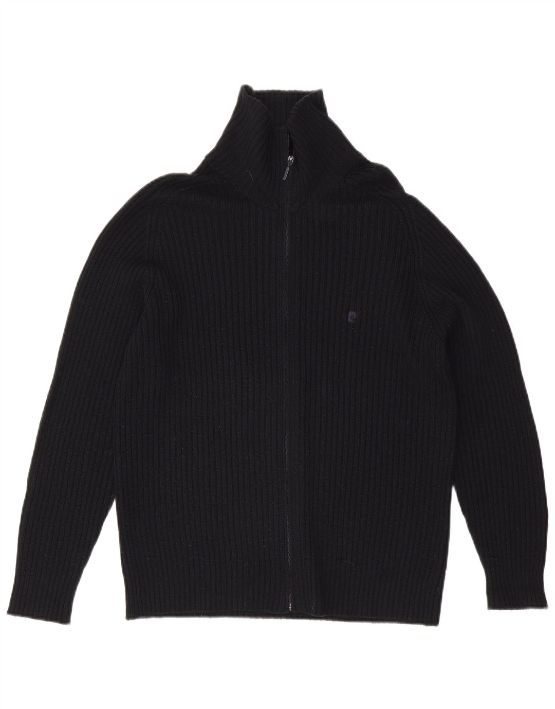 Maglione cardigan da uomo Pierre Cardin blu navy medio