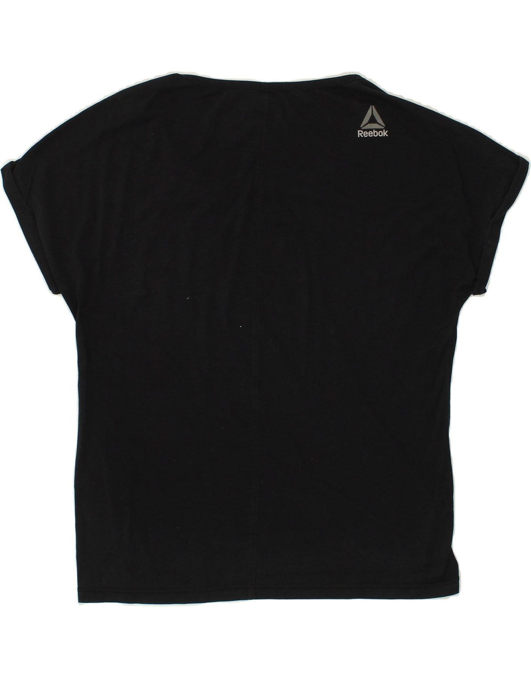 REEBOK Womens Graphic T-Shirt Top UK 16/18 Large Black Vintage Reebok and Second-Hand Reebok from Messina Hembry 