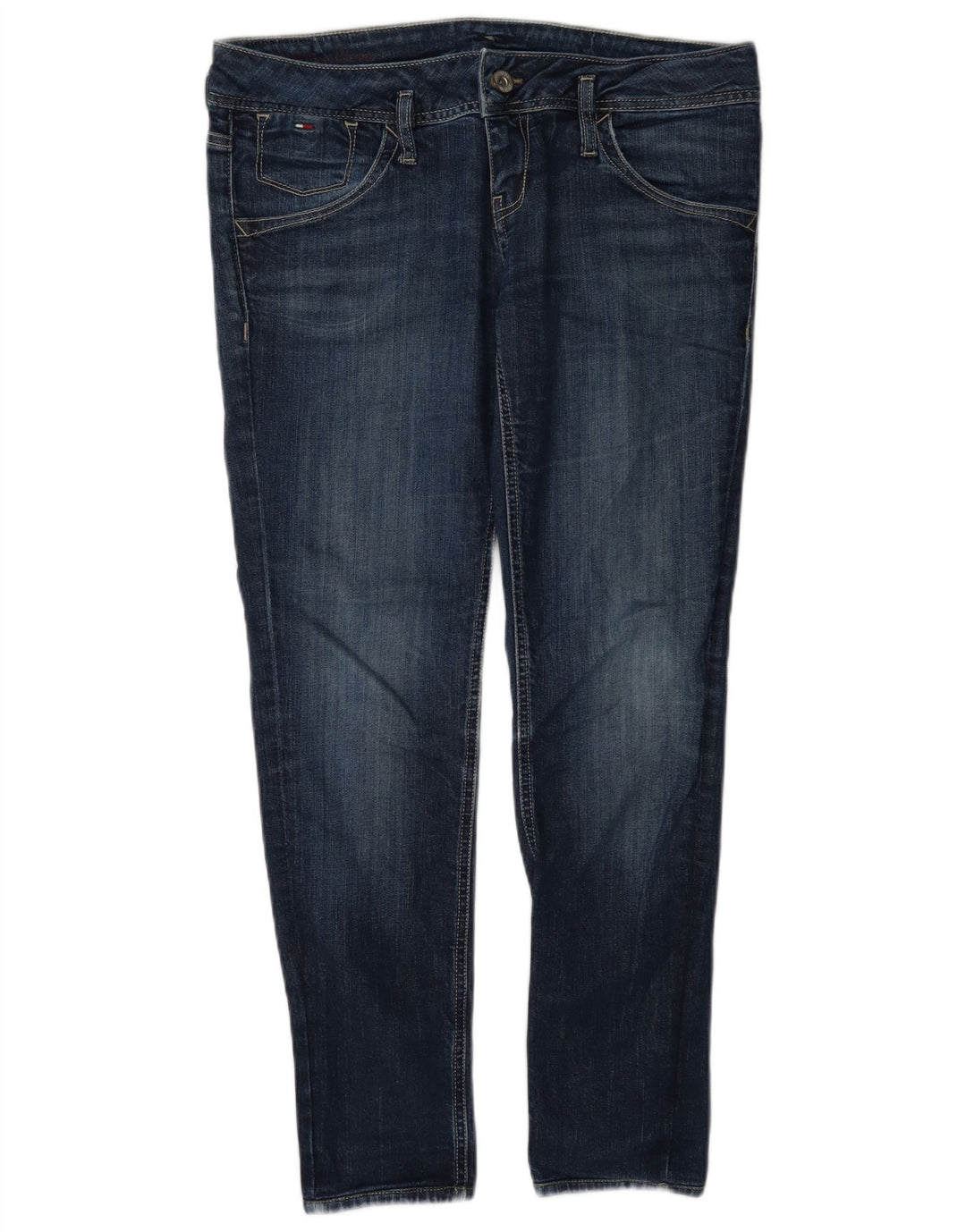 Jeans slim da donna Tommy Hilfiger W34 L30 cotone blu navy