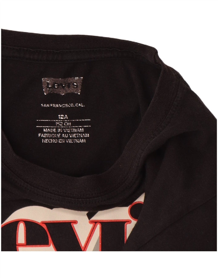 T-shirt grafica per ragazzi LEVI'S 11-12 anni blu navy