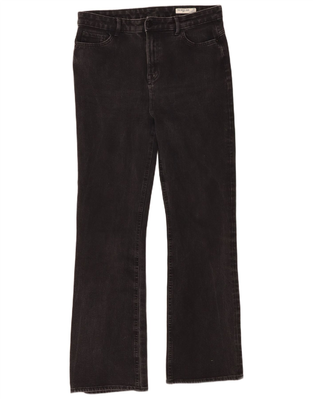 Jeans Bootcut da donna Marks & Spencer UK 14 Large W34 L31 Cotone nero