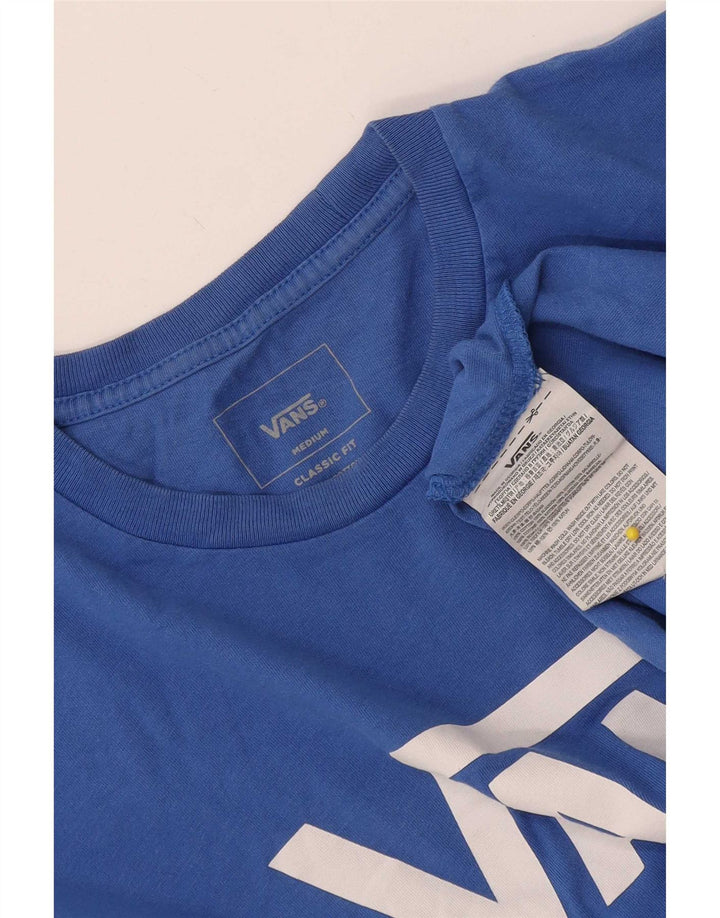 T-shirt grafica da uomo con vestibilità classica Vans, in cotone blu medio