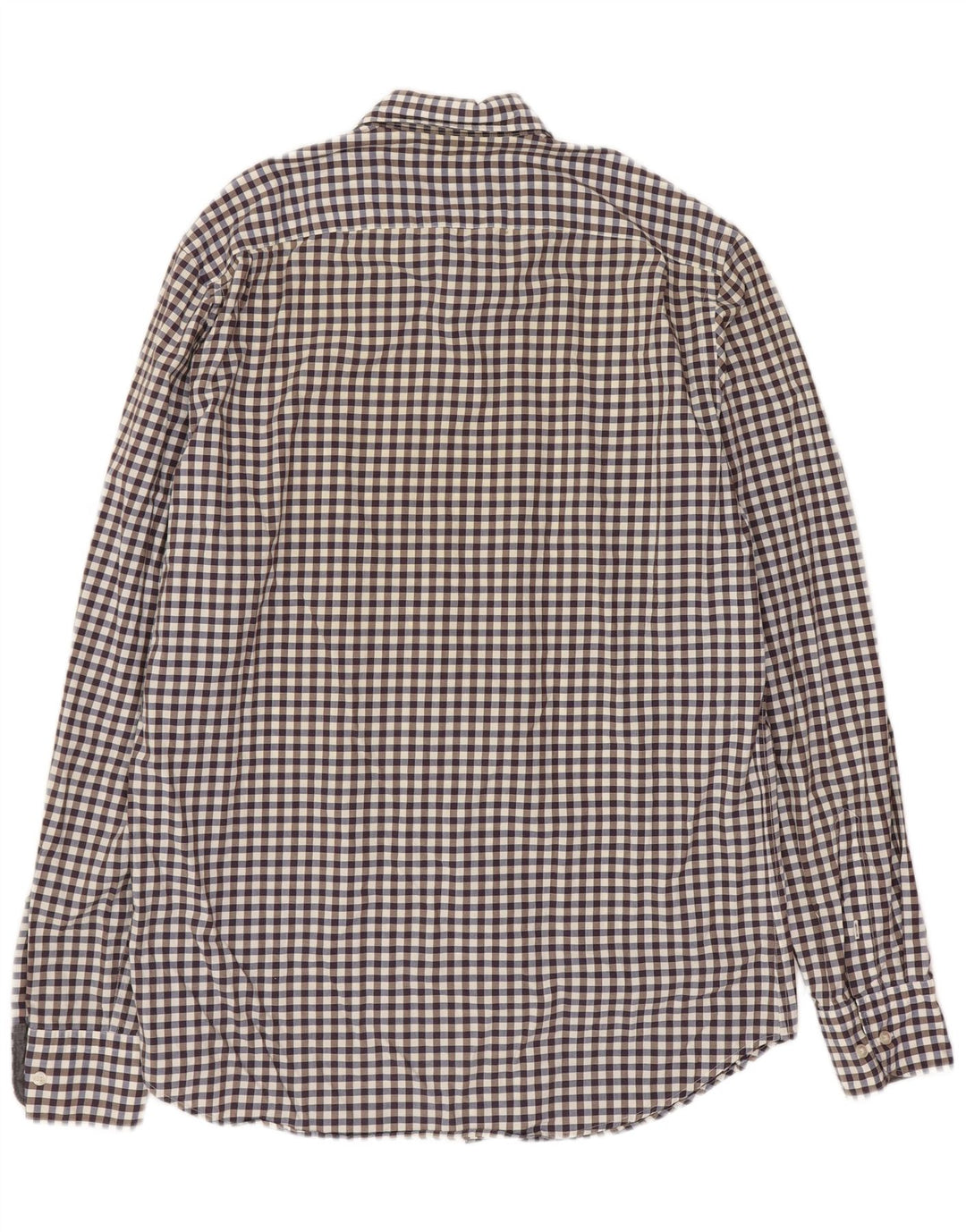 Camicia da uomo Massimo Dutti a quadretti marrone medio