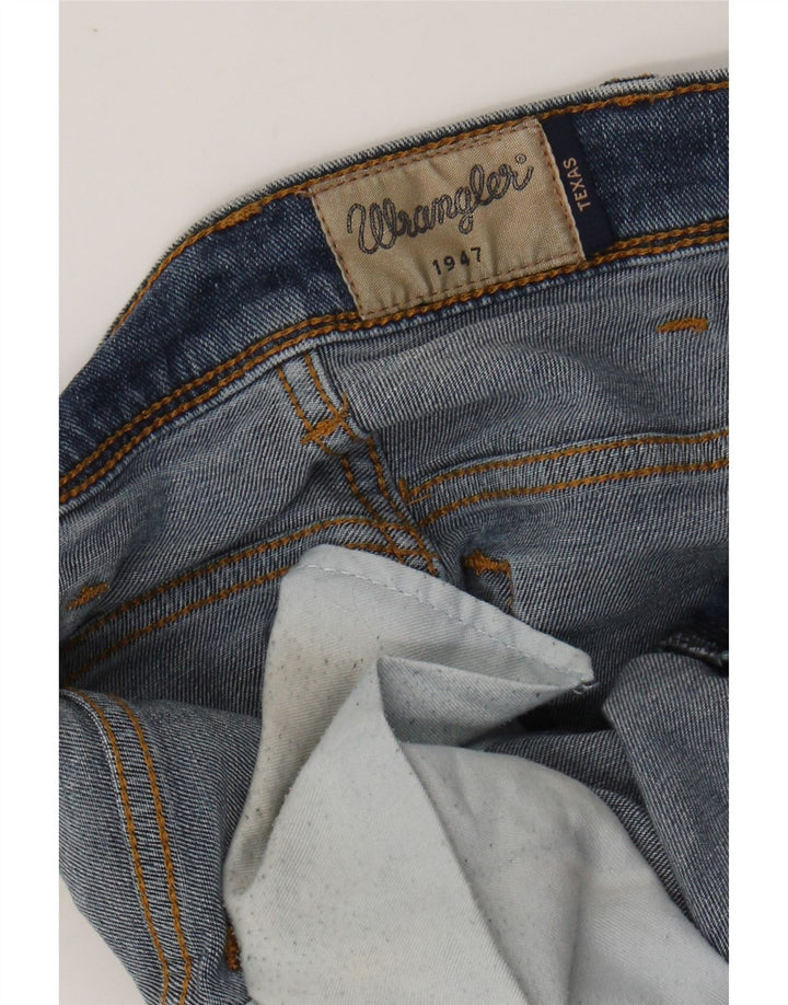 Jeans dritti da uomo Texas WRANGLER W28 L30 blu