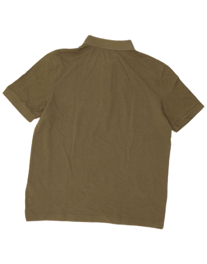 Polo Kappa da uomo grande in cotone kaki