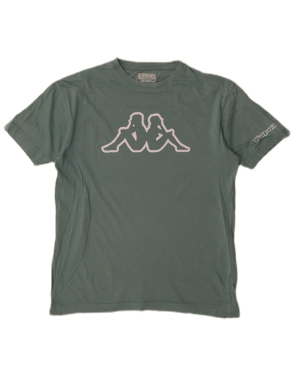 T-shirt grafica da donna Kappa Top UK 14 verde medio