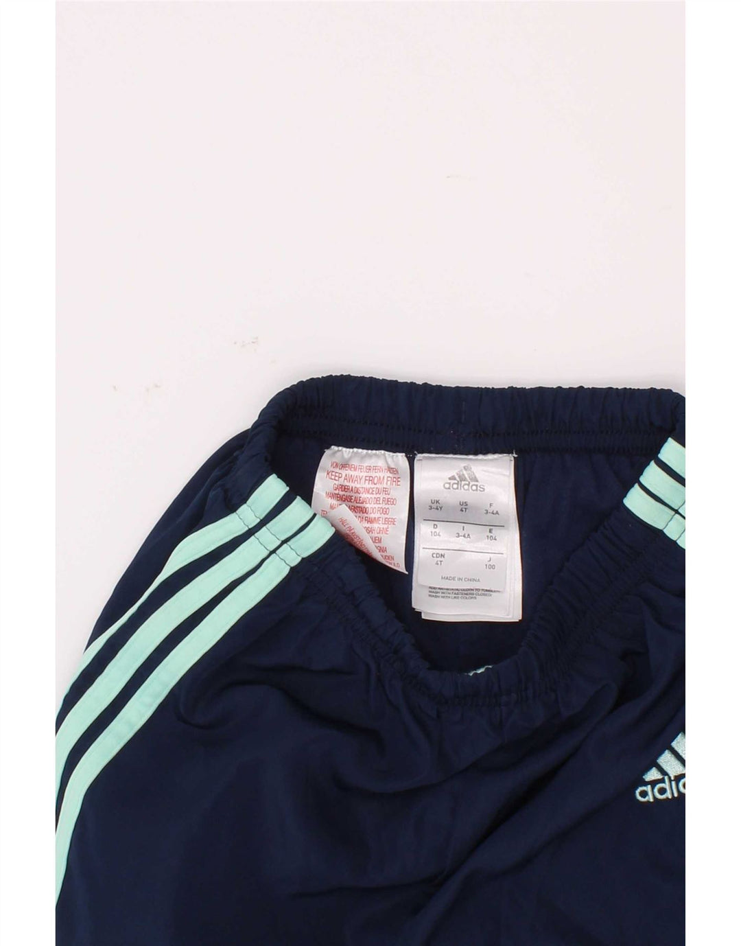 Pantaloni da tuta da ragazzo Adidas Joggers 3-4 anni in poliestere blu navy