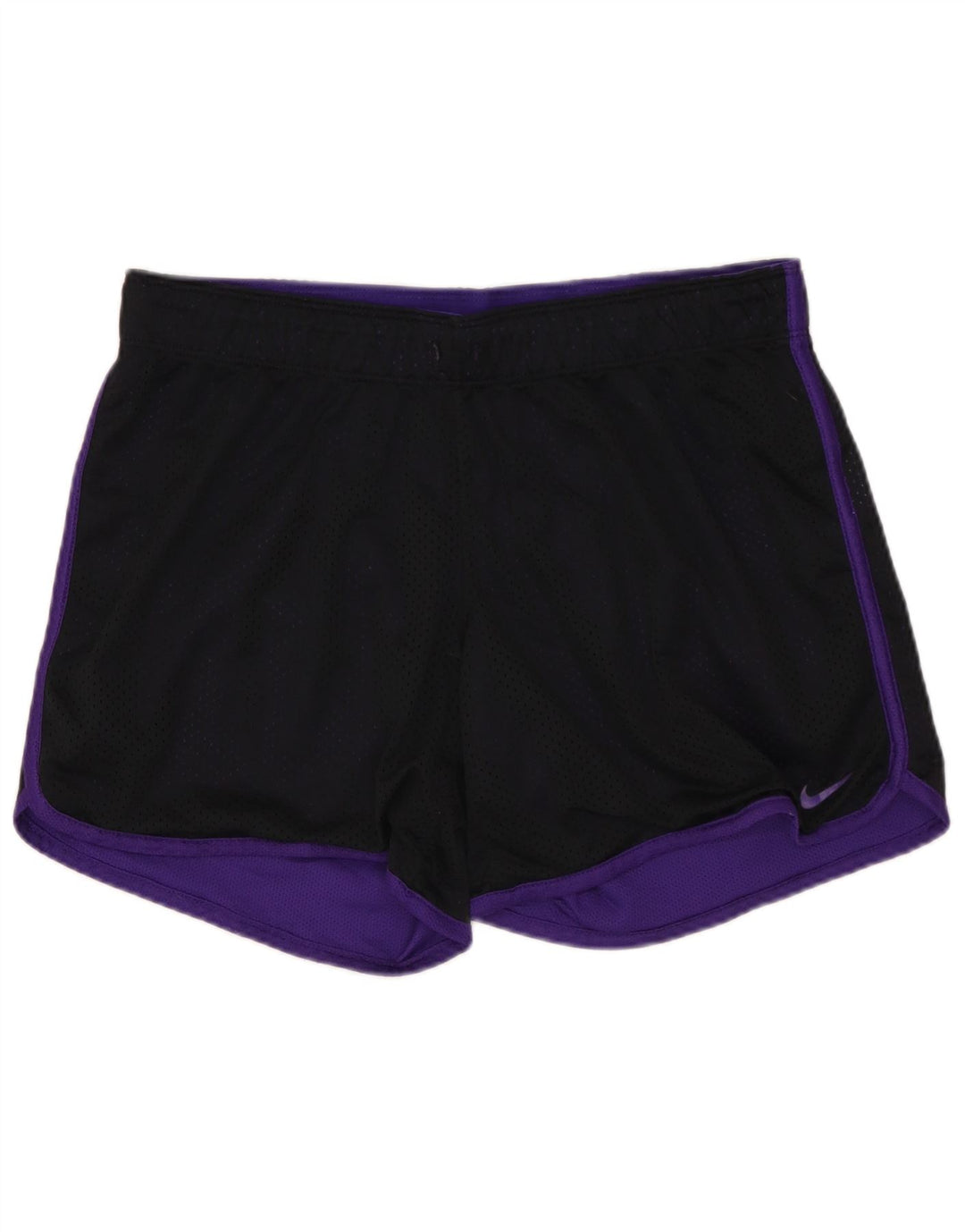 Pantaloncini sportivi NIKE da donna Dri Fit UK 12 medio nero poliestere