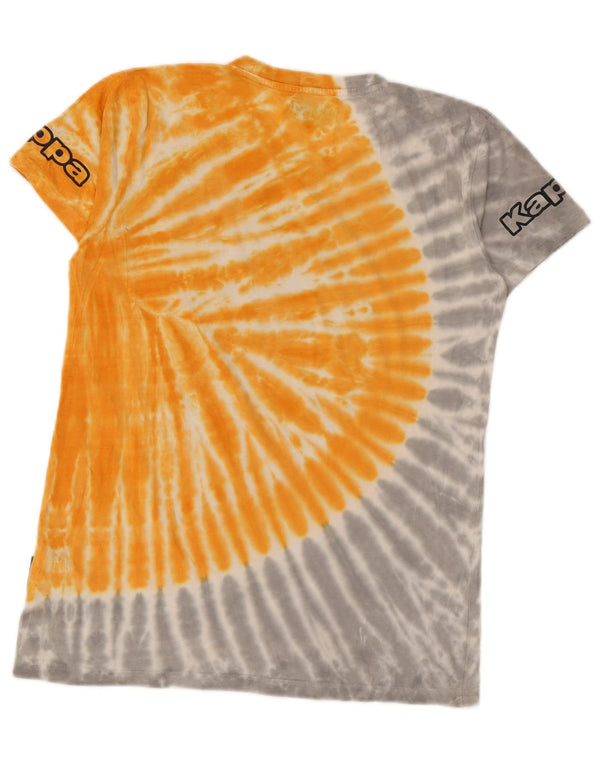 Kappa Boys Graphic T-Shirt Top 15-16 Years Orange Tie Dye Cotton