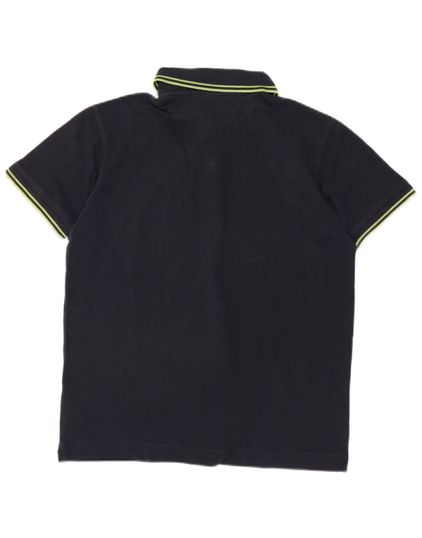 CALVIN KLEIN Polo da uomo in cotone medio blu navy