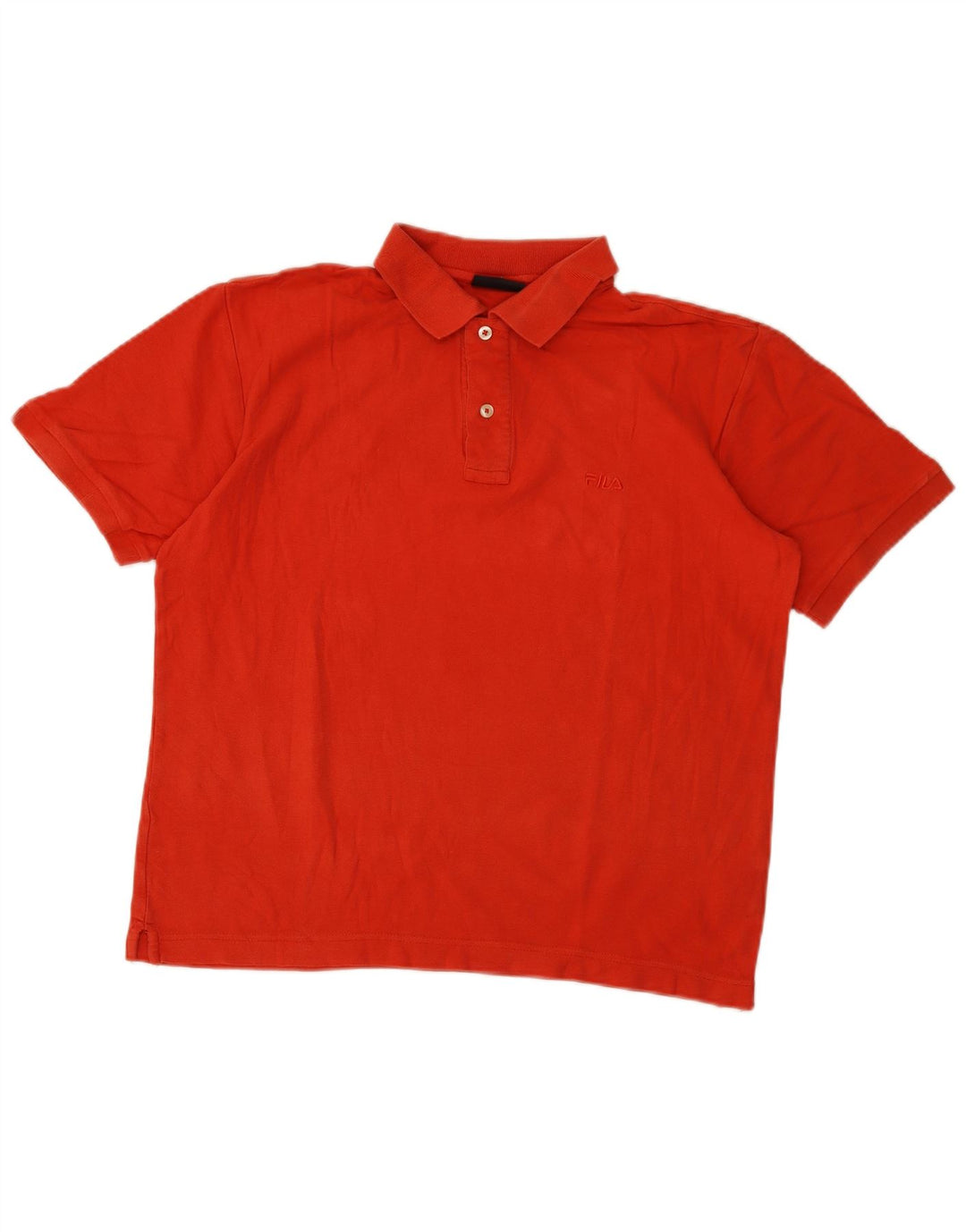 Polo da uomo Fila rossa media