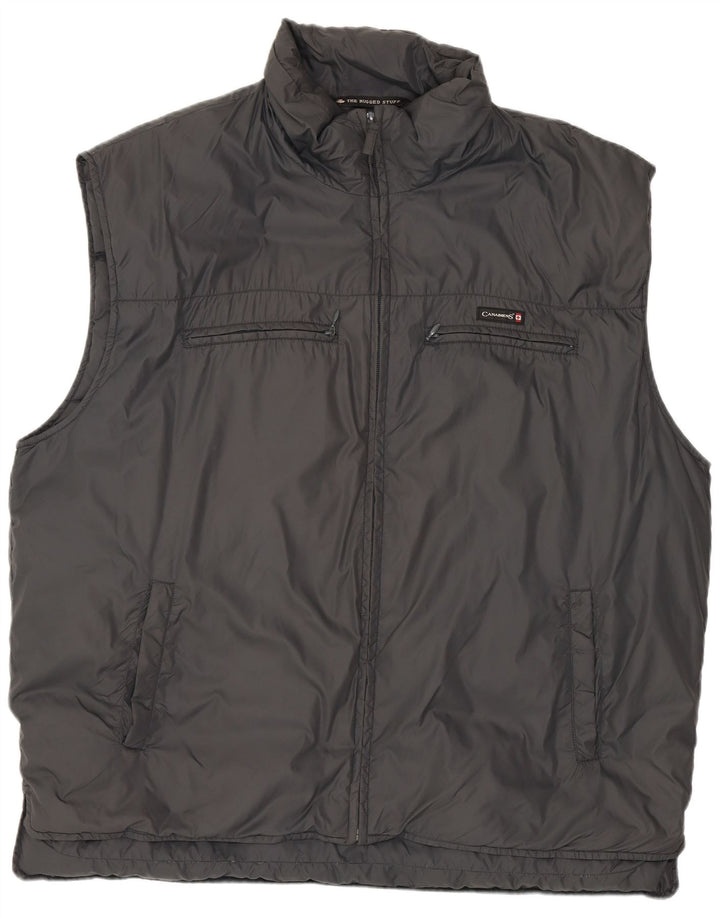 Gilet imbottito da uomo Canadiens UK 44 2XL Nylon grigio