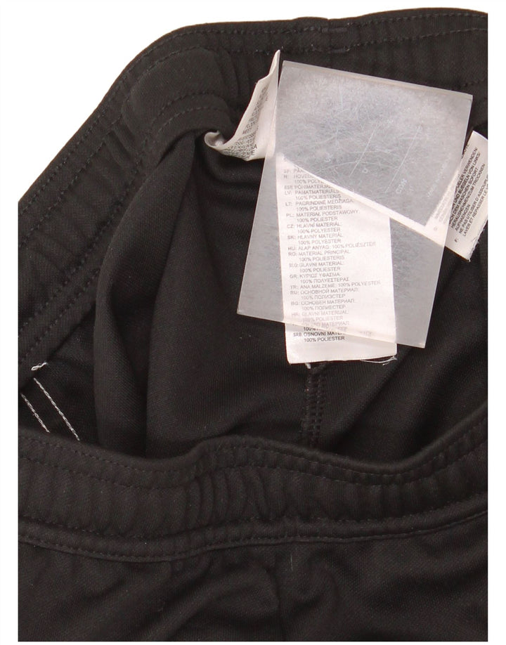 Pantaloni da tuta Adidas Climalite da uomo piccoli in poliestere nero