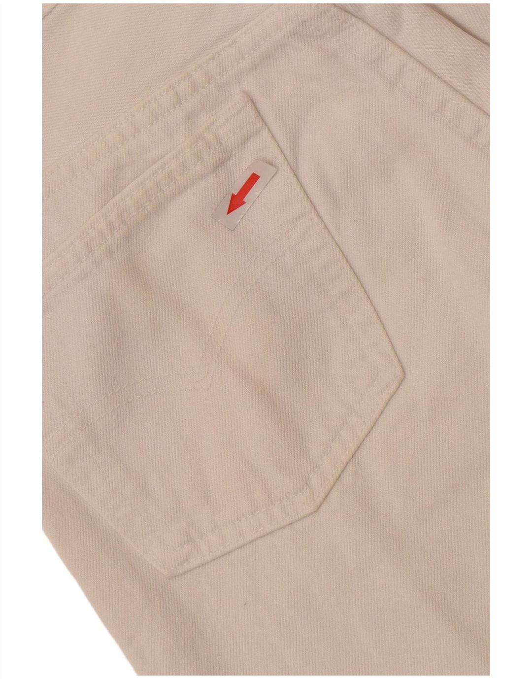 Jeans dritti 501 da donna Levi's W28 L32 cotone bianco