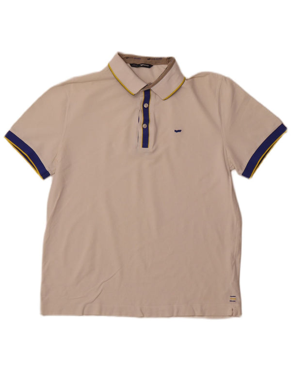 Polo Uomo GAS Large in Cotone Bianco