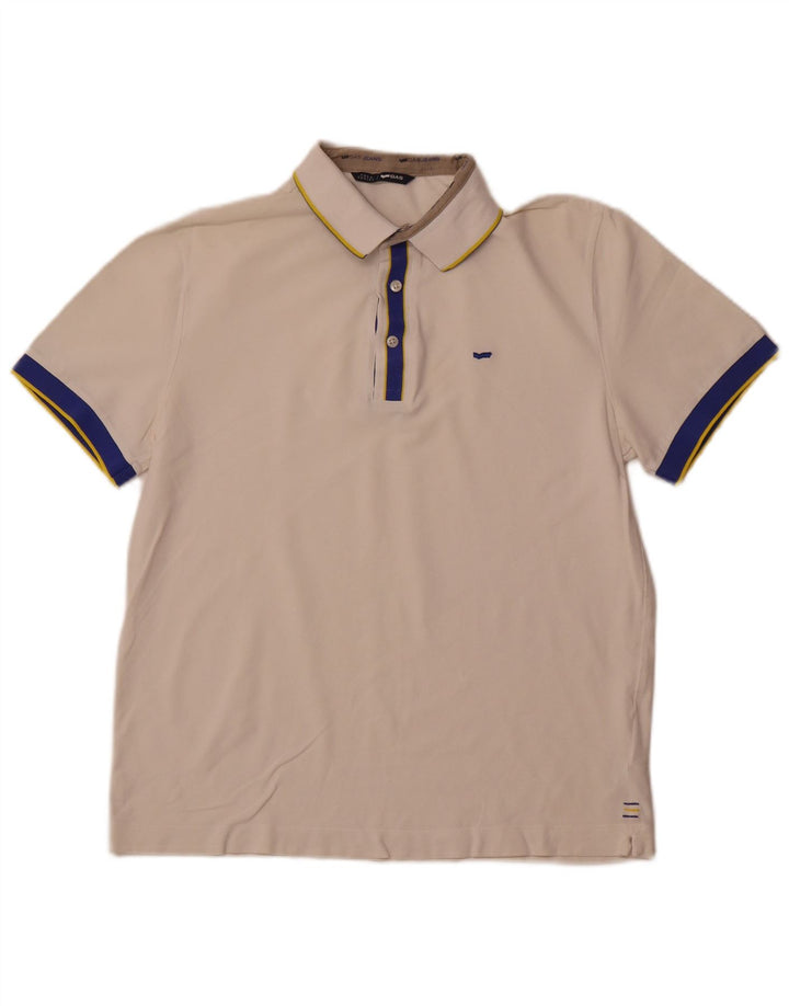 Polo Uomo GAS Large in Cotone Bianco