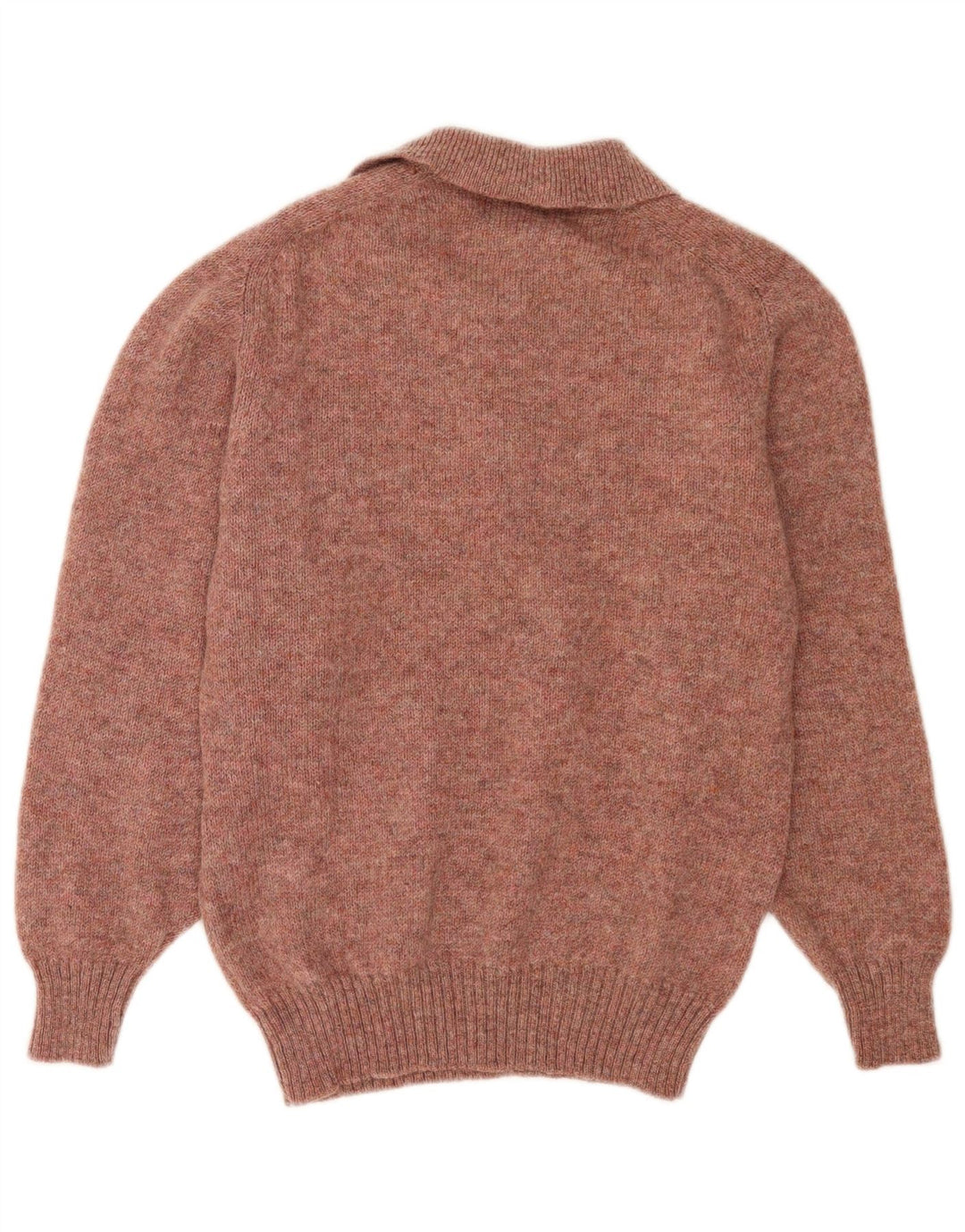 Maglione Kappa da uomo con collo alto, lana screziata rossa media