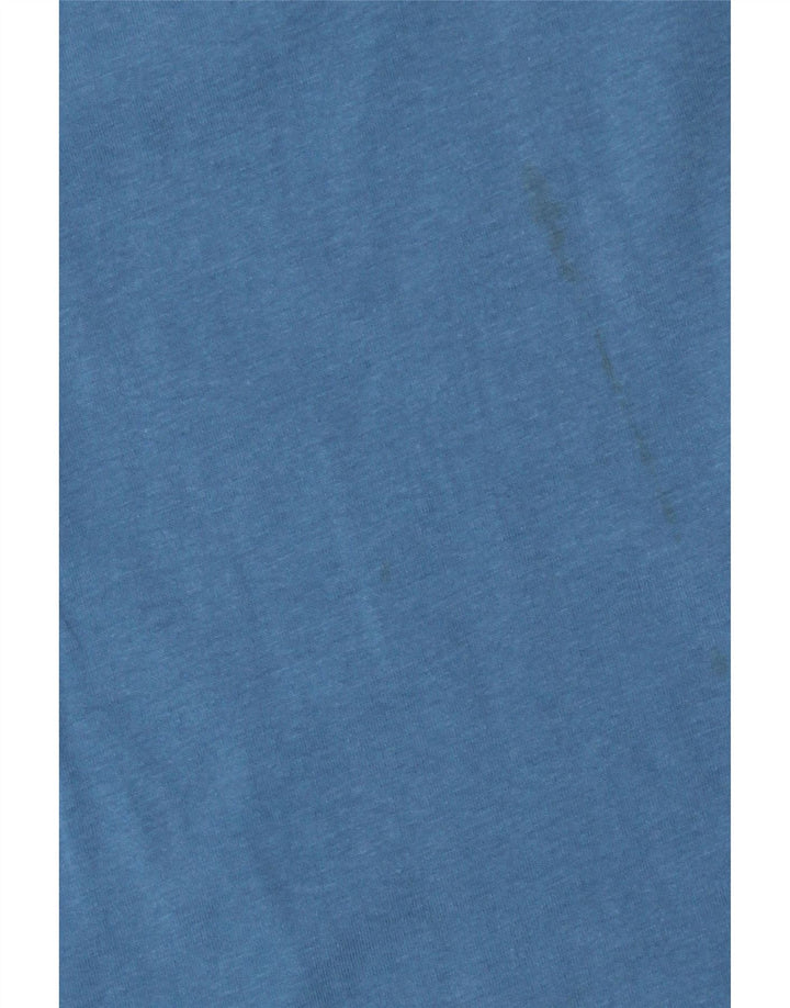 T-shirt da uomo James Pringle Top grande in cotone blu