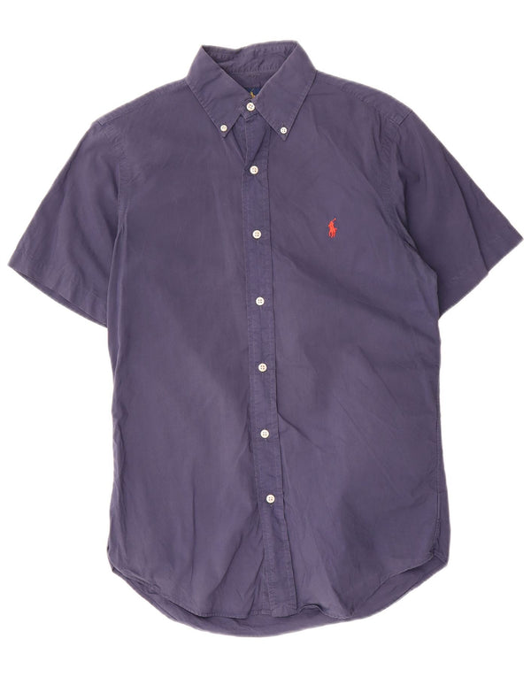 Polo Ralph Lauren da uomo a maniche corte XS in cotone blu navy