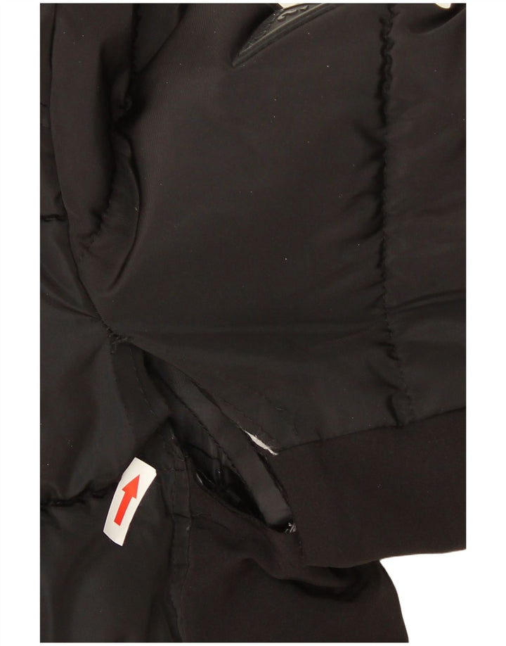 Guess Giacca imbottita con cappuccio da uomo UK 42 XL Poliestere nero
