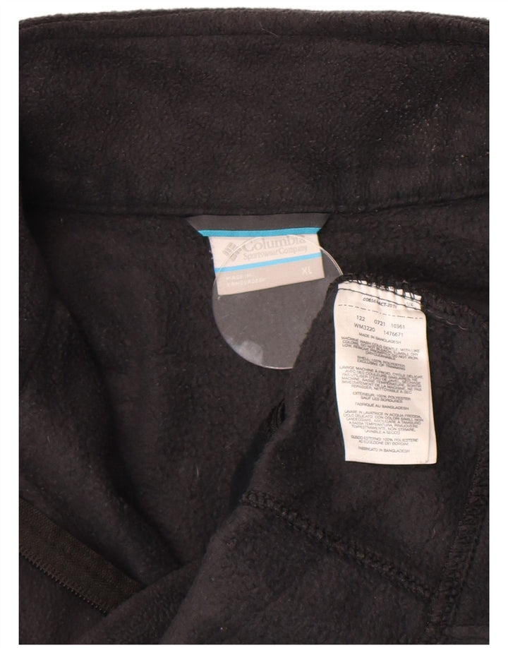 Giacca in pile da uomo Columbia UK 42 XL poliestere nero