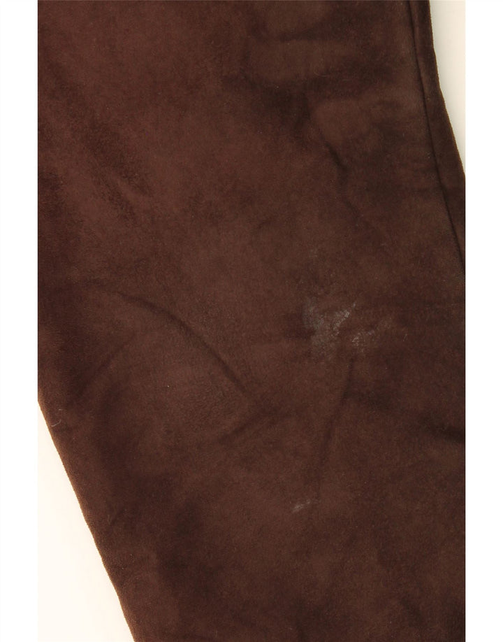 MARKS & SPENCER Giacca Sherpa da uomo UK 41/43 Large Marrone Poliestere