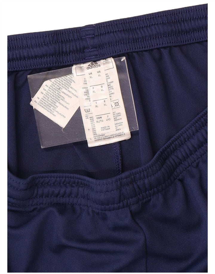 Pantaloncini sportivi ADIDAS Aeroready da uomo XL blu navy in poliestere