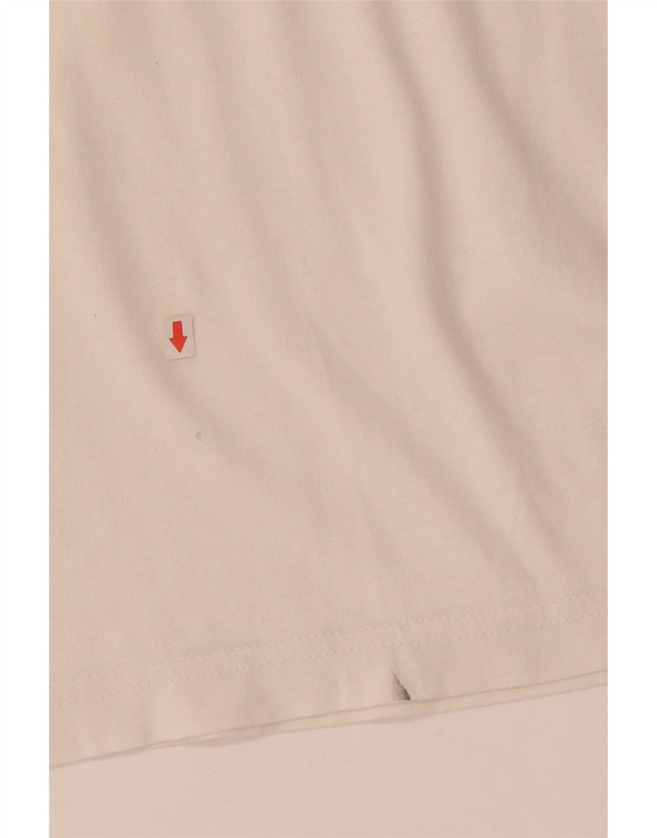 GANT T-shirt grafica da uomo grande in cotone bianco
