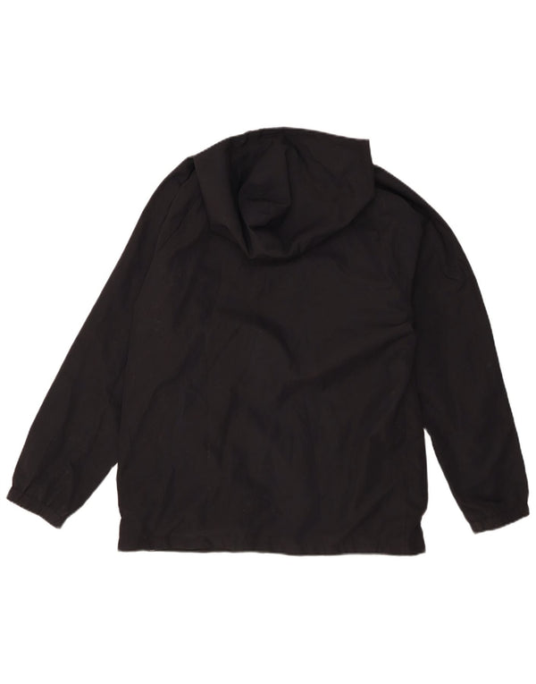 Animal Boys Graphic Hooded Windbreaker Jacket 13-14 Years Black Polyester