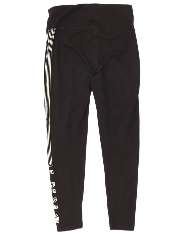 Leggings grafici da donna Dkny piccoli in cotone nero