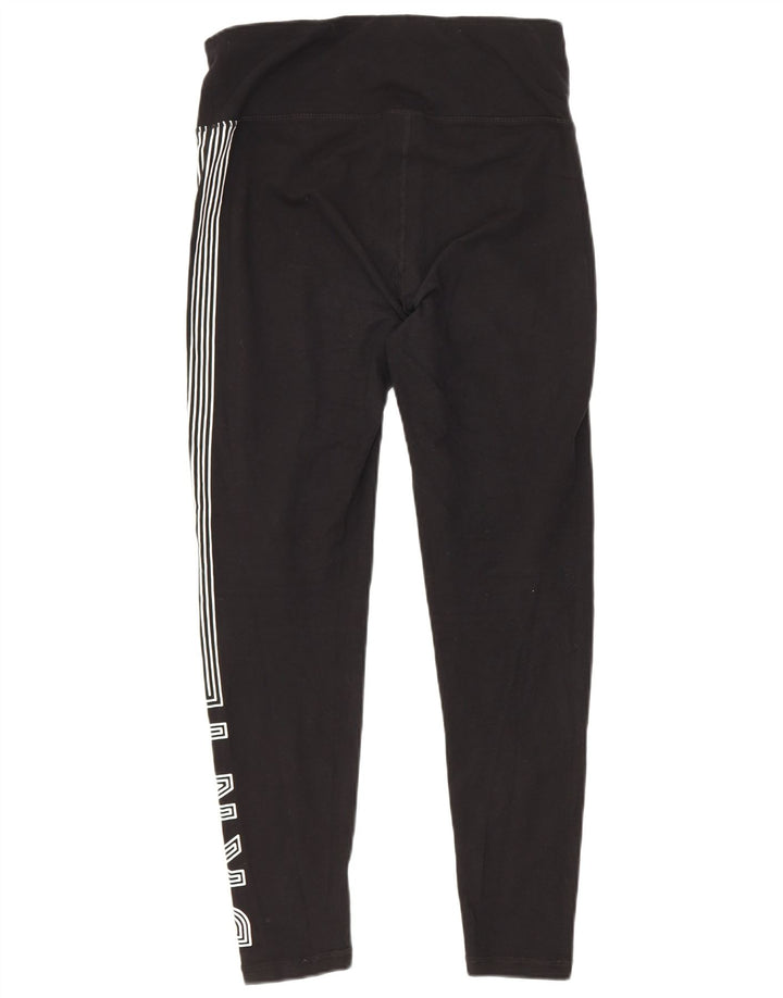 Leggings grafici da donna Dkny piccoli in cotone nero