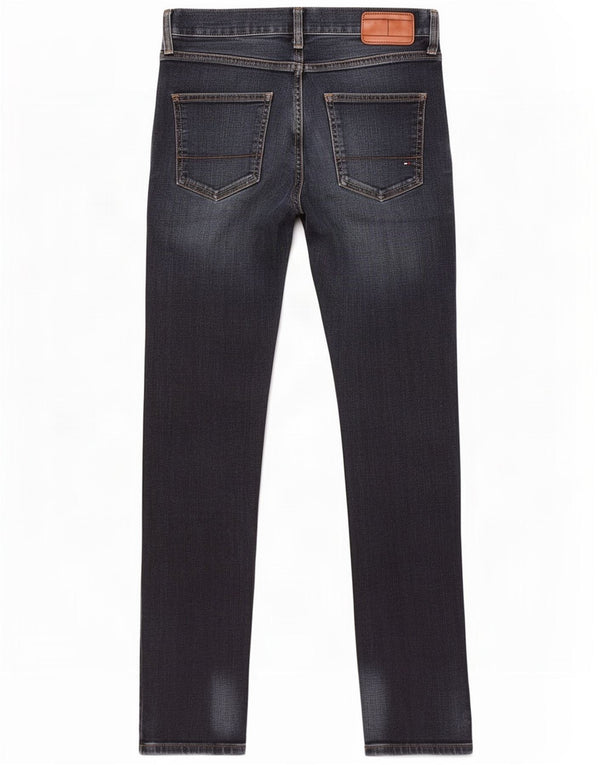 Jeans slim da uomo Tommy Hilfiger W30 L23 cotone blu navy