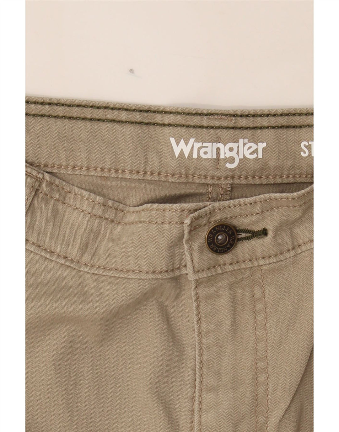 WRANGLER Boys Cargo Shorts 15-16 Years W32  Beige Cotton Vintage Wrangler and Second-Hand Wrangler from Messina Hembry 