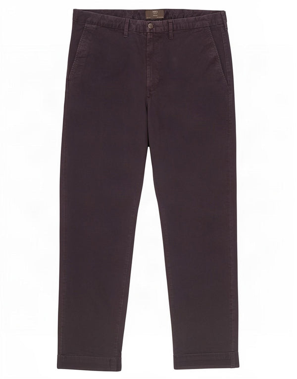 Pantaloni chino regolari dritti da uomo Marks & Spencer W36 L31 Blu Navy