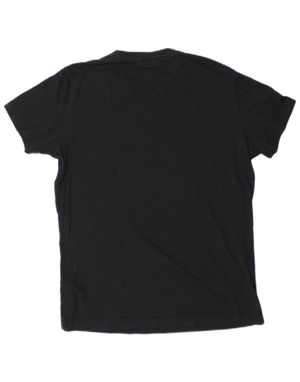 Diesel T-shirt grafica da ragazzo Top 15-16 anni Large in cotone nero