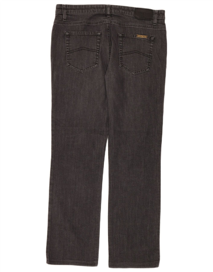 Jeans dritti da donna Marlboro Classics W33 L30 cotone nero