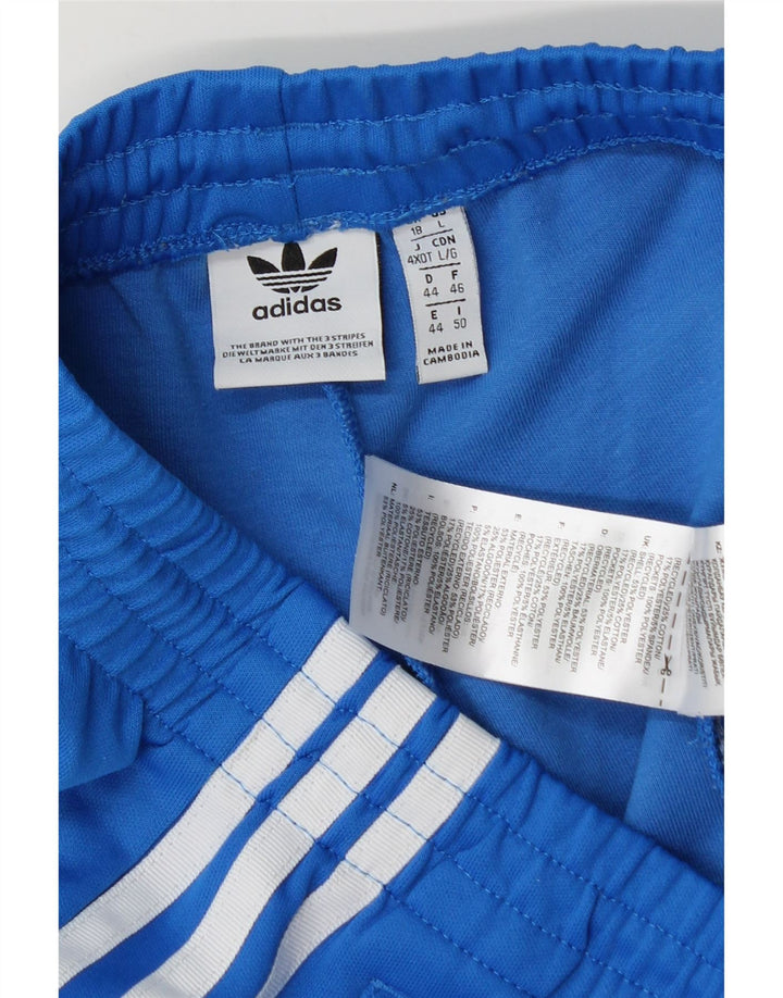 Pantaloni della tuta da donna Adidas UK 18 XL poliestere blu